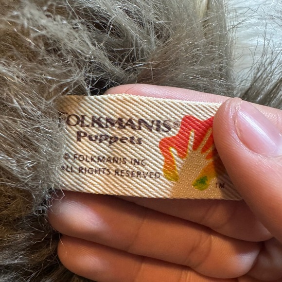 Folkmanis Sheepdog Stage Puppet Realistic Fluffy Design - Picture 3 of 6